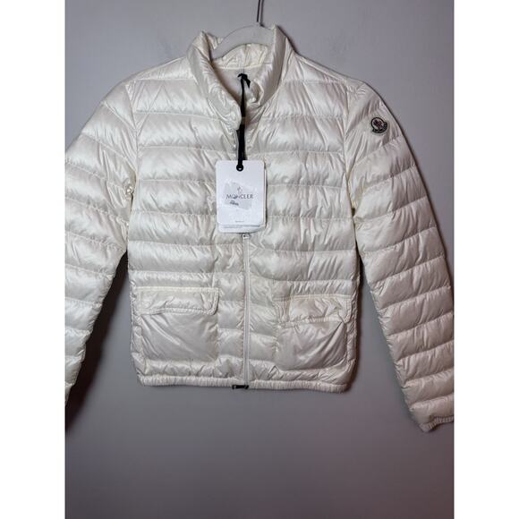 Moncler Lans down jacket Ivory Women's Puffer Coat Sz XS NWT $1350 - Picture 1 of 16